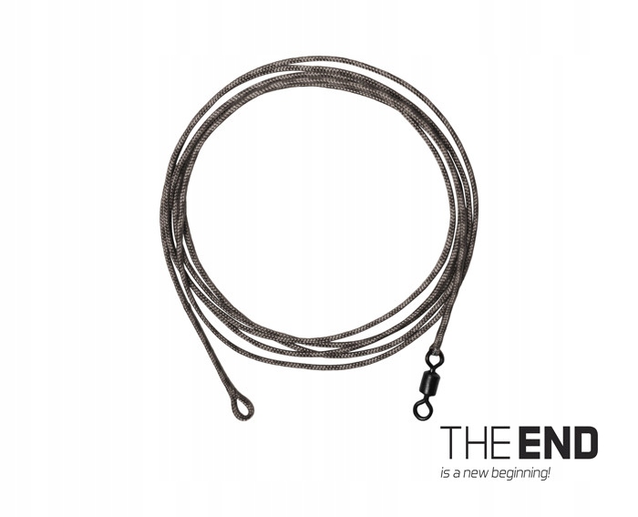 Przypony włosowe The End Leadcore + swivel 3szt 1m