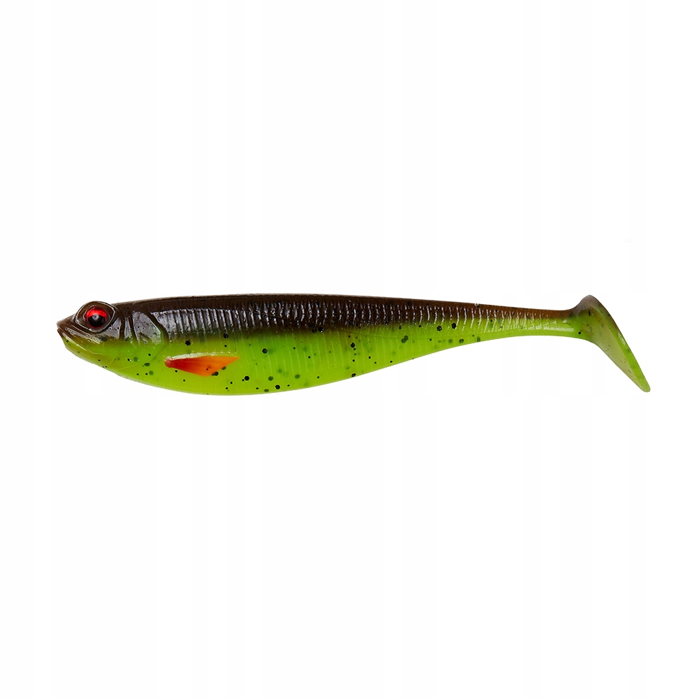 Przynęta gumowa Effzett Shadster 15cm 33g Motoroil Chartreuse