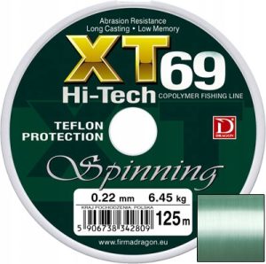Żyłka Dragon XT69 Pro Spinning 125m 0.22mm