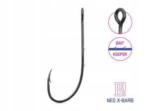 Haczyki czeburaszka Delphin B! Neo X-Barb 8szt. #2/0