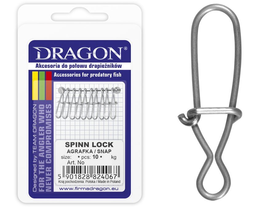 Agrafki Dragon Spinn Lock rozm 2