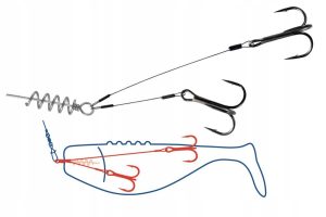 Dozbrojka systemik szczupakowy 20kg 5+7cm nr 2