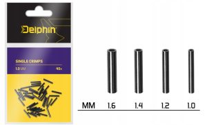 Delphin Single Crimps zaciski pojedyncze 1.6mm