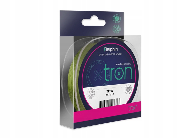 Plecionka Delphin Tron fluo zielona 130m 0,06mm