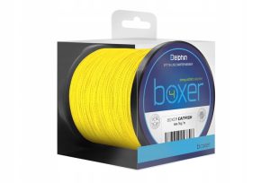 Plecionka Delphin Boxer 4 fluo żółta 150m 0,60mm