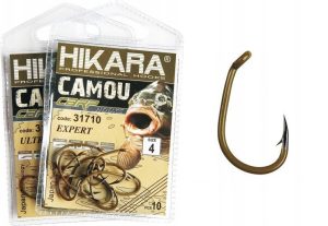 Haczyki Traper Hikara Camou Select oliwkowe rozm 6