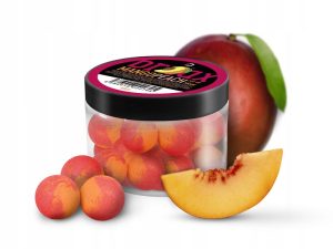 Kulki pływające Delphin BreaX Pop 16mm 50g mango-brzoskwinia