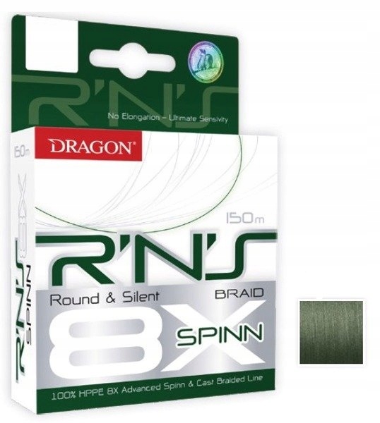 Plecionka Dragon R’N’S 8x Spinn 150m 0.10mm