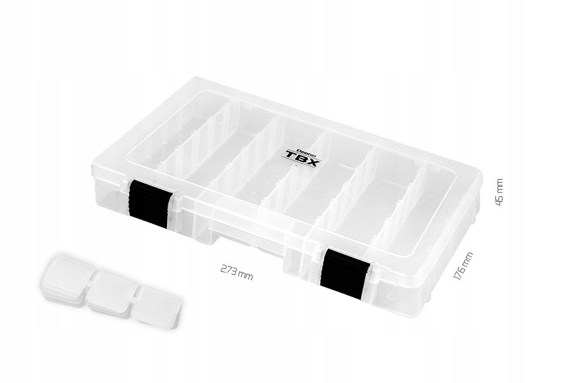 Pudełko Delphin TBX One 273-6P Clip 27,3x17,6x4,5cm