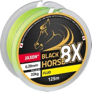 Plecionka Jaxon Black Horse 8X Fluo 200m 0.16mm