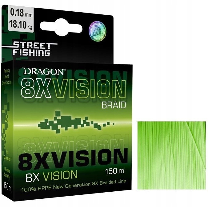 Plecionka Street Fishing 8X Vision 150m 0.10mm