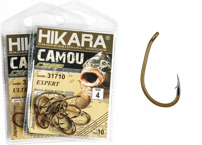 Haczyki Traper Hikara Camou Ultra oliwkowe rozm 2