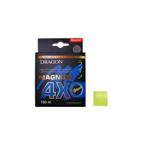 Plecionka Dragon Magnum 4X Żółta Fluo 150m 0.20mm