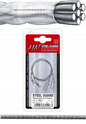 Przypon Dragon HM Steel Guard 1x7 Nylon 9kg 30cm
