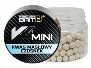Przynęta Feeder Bait V4 mini Method Feeder 4mm Kwas masłowy & Czosnek