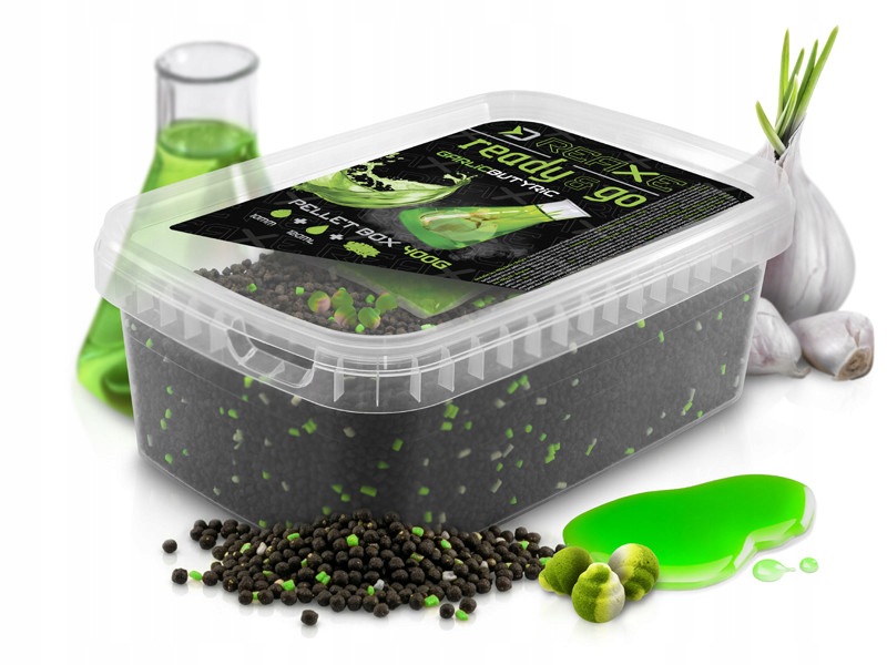 Pellet box Delphin Reaxe Ready&Go Czosnek-Kwas Masłowy