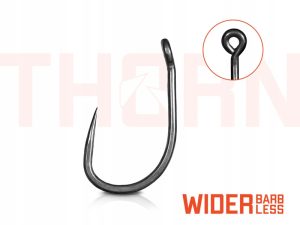 Haczyki karpiowe Delphin Thorn Wider BarbLESS #8